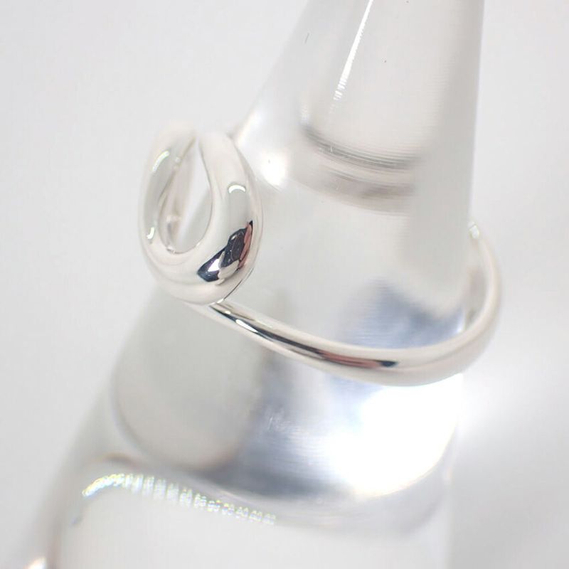 Tiffany & Co 925 Open Wave Ring No 9 J119-5