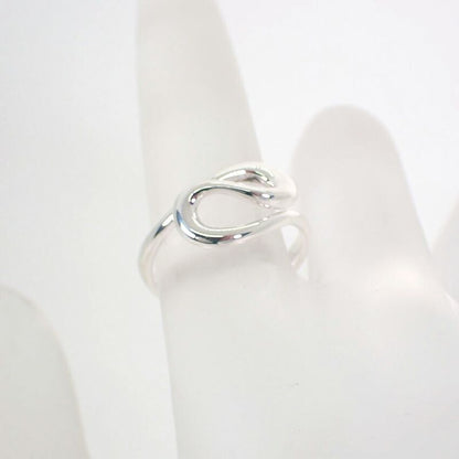 Tiffany & Co 925 Open Wave Ring No 9 J119-5