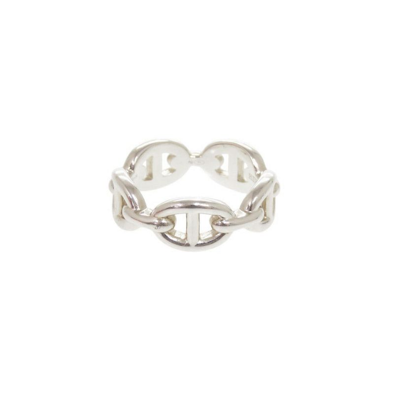 Hermes Chaine D'ancre PM #54 Silver 925 Ring 0318 Hermes