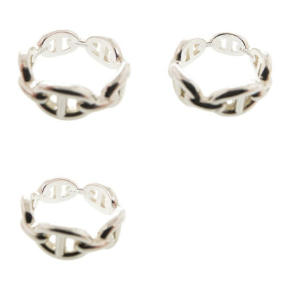 Hermes Chaine D'ancre PM #54 Silver 925 Ring 0318 Hermes