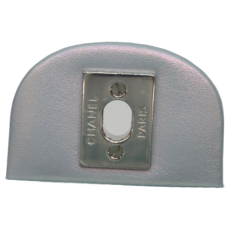 Chanel A69900 Metallic Silver Hardware Ram Miniature Race 20 Chain Shoulder