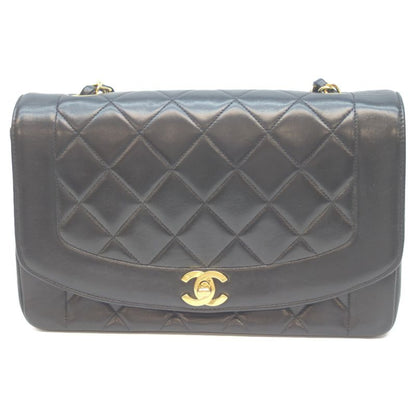 Chanel No 4 A01165 Black Ram Ghardware Diana 25 Chain Shoulder
