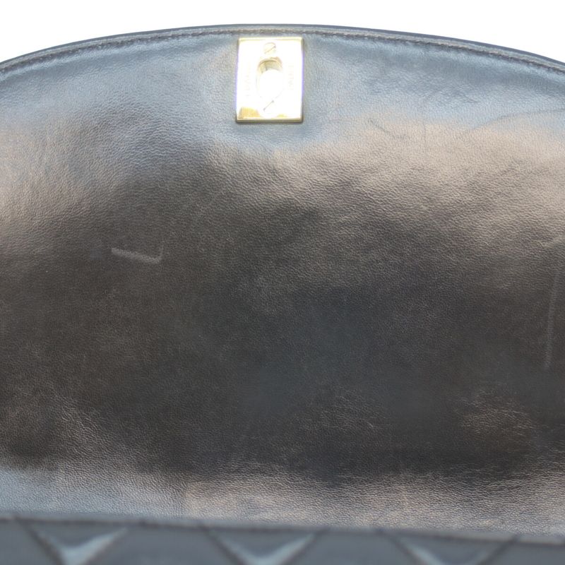 Chanel No 4 A01165 Black Ram Ghardware Diana 25 Chain Shoulder