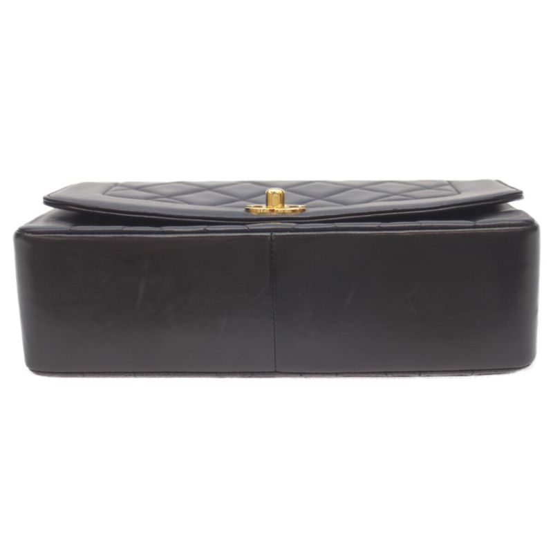 Chanel No 4 A01165 Black Ram Ghardware Diana 25 Chain Shoulder