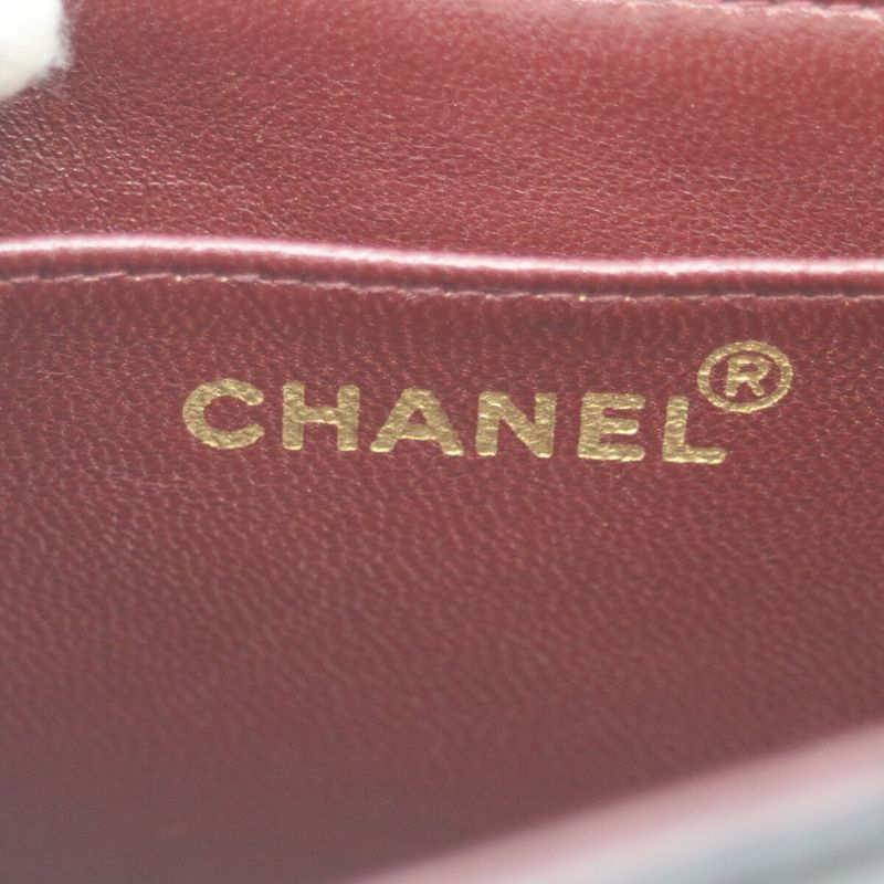 Chanel No 4 A01165 Black Ram Ghardware Diana 25 Chain Shoulder