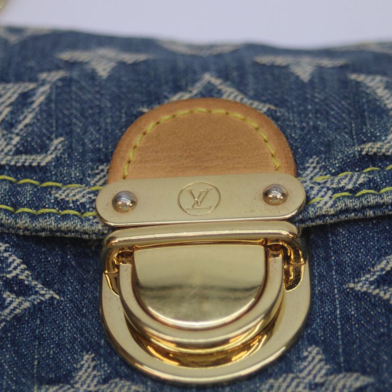Louis Vuitton 05 M95050 Monogram Denim Mini Pretty