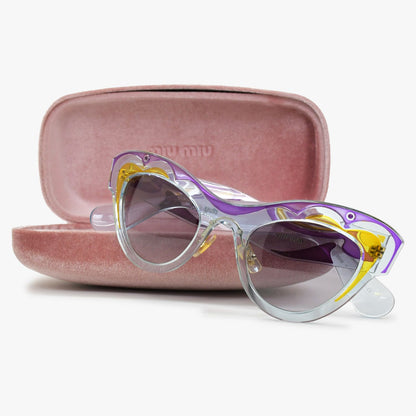 Miu Miu Sunglasses Art Eyewear Acetate Blue Purple Yellow 22