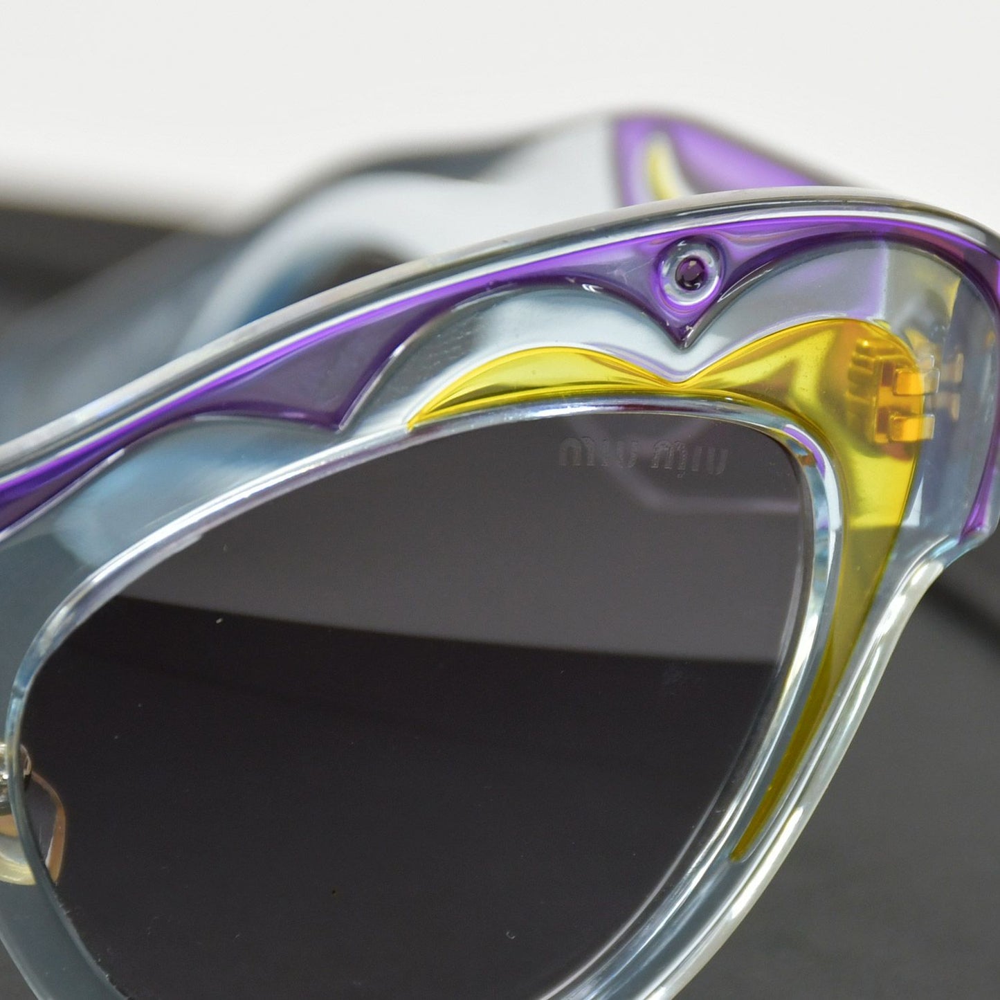 Miu Miu Sunglasses Art Eyewear Acetate Blue Purple Yellow 22 — view 6