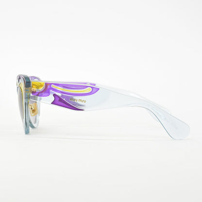 Miu Miu Sunglasses Art Eyewear Acetate Blue Purple Yellow 22 — view 3