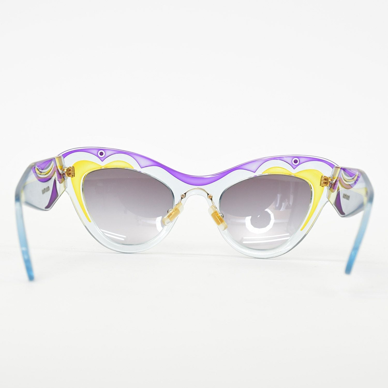 Miu Miu Sunglasses Art Eyewear Acetate Blue Purple Yellow 22 — view 4
