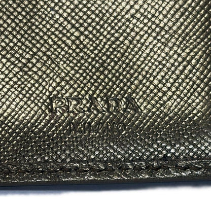 Prada Trifold Wallet - Gold Leather