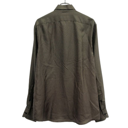 Gucci Dot Silk Shirt Brown 42