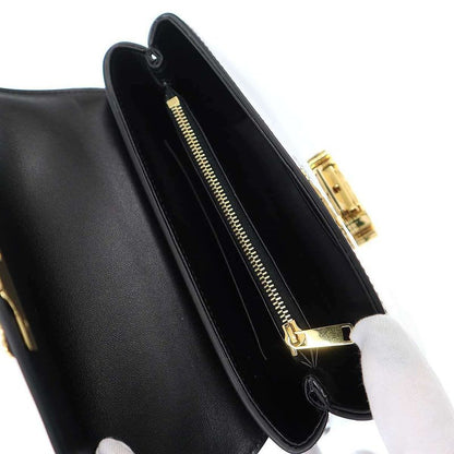 Celine Teen Nino Patent Leather Shoulder Bag Black