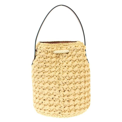 Celine Teen Draw String Bag Basket Beige