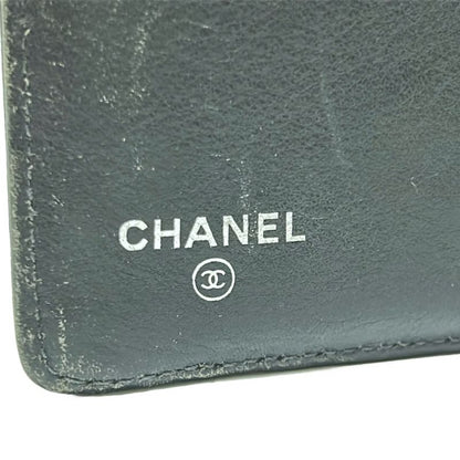 Chanel Long Wallet - Khaki Coco Mark Silver Hardware Leather