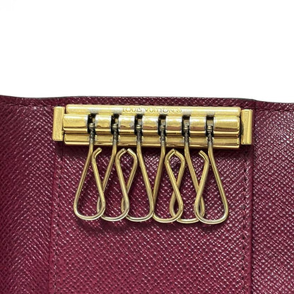 Louis Vuitton Key Case Monogram Multicles 6 M60701 Fuchsia Initial Engraved