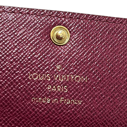 Louis Vuitton Key Case Monogram Multicles 6 M60701 Fuchsia Initial Engraved