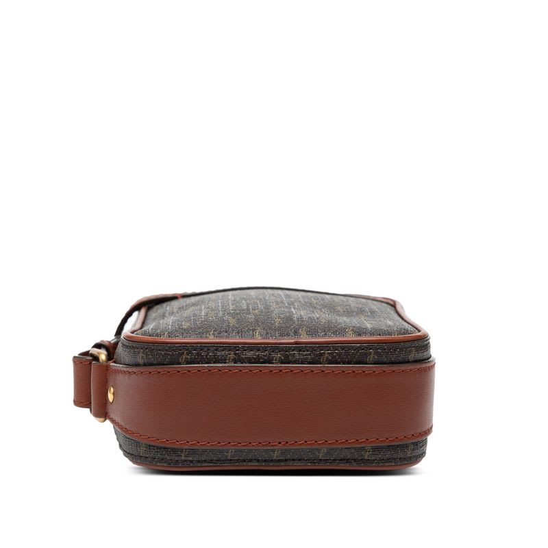 Saint Laurent YSL Monogram Brown PVC Leather Women's