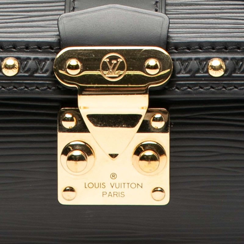 Louis Vuitton Epi Papillon Trunk Chain Handbag Shoulder Bag 2-Way Noir