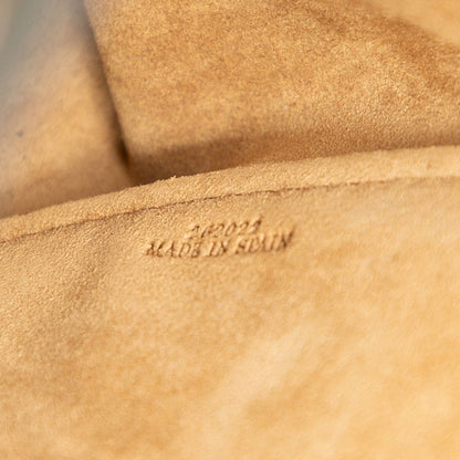 Loewe Anagram Gate Top Handle Mini Handbag Shoulder Bag 2way Khaki Brown