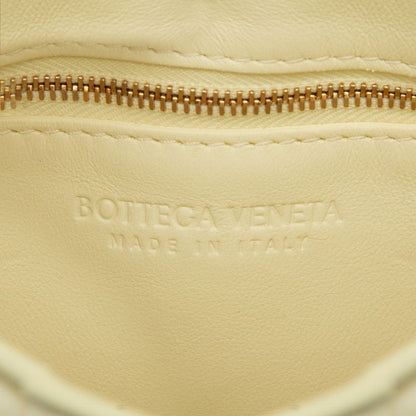 Bottega Veneta Maxi Intrecciato Padette Cassette Yellow Leather Women's Bottega