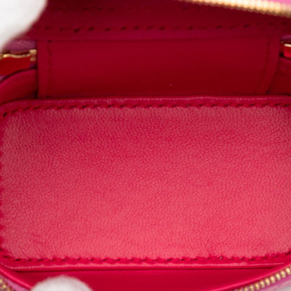 Bvlgari Serpenti Mini Jewelry Box Shoulder Bag Pouch Pink Leather Ladies Bvlgari