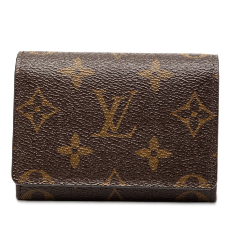 Louis Vuitton Monogram Anvelope Carte de Visite Card Case Business Card Holder