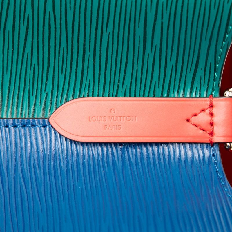 Louis Vuitton Epi Neo Noe Handbag Shoulder Bag 2way M55395 Blue Green Red