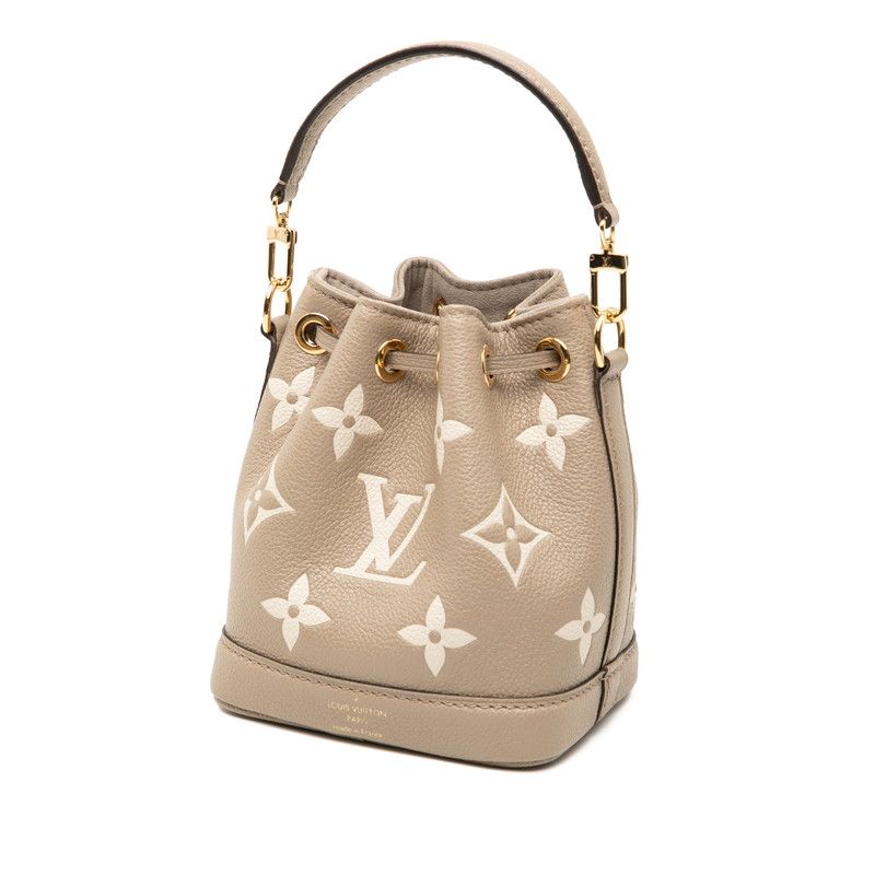 Louis Vuitton Monogram Empreinte Nano Noe Handbag Shoulder Bag 2 Way M46291