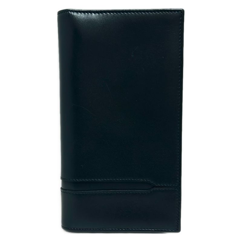 Bvlgari Long Wallet - Black Leather