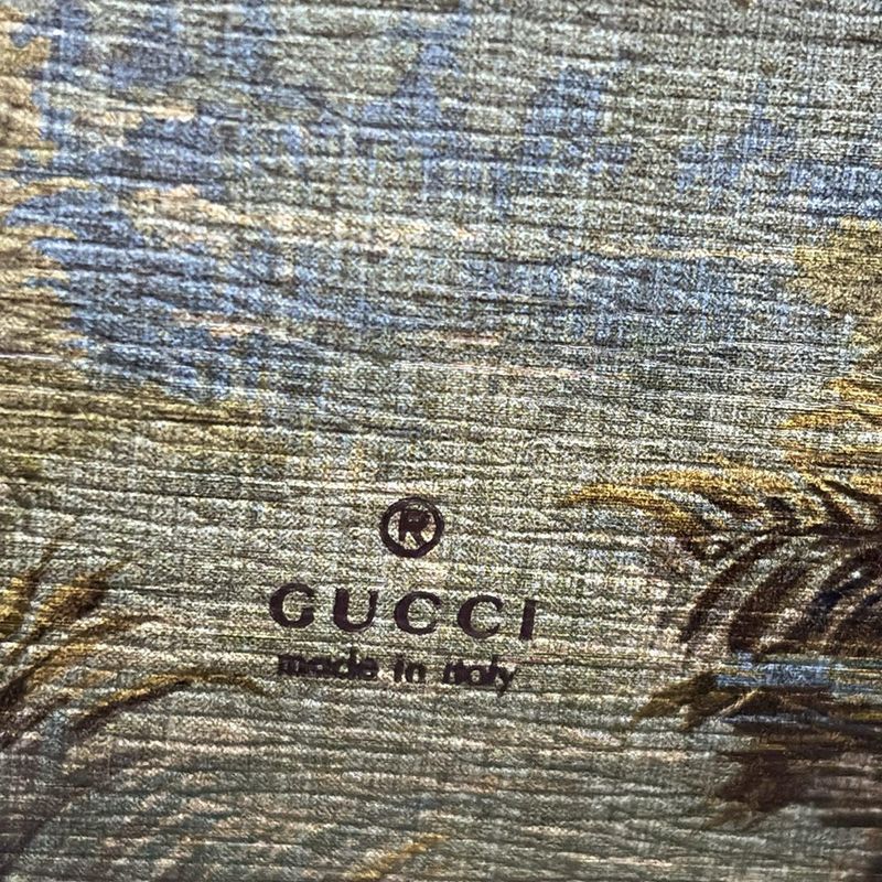 Gucci Accessory Case GG Plus/gg Supreme 692957 Beige X Dark Brown GG Etiquette