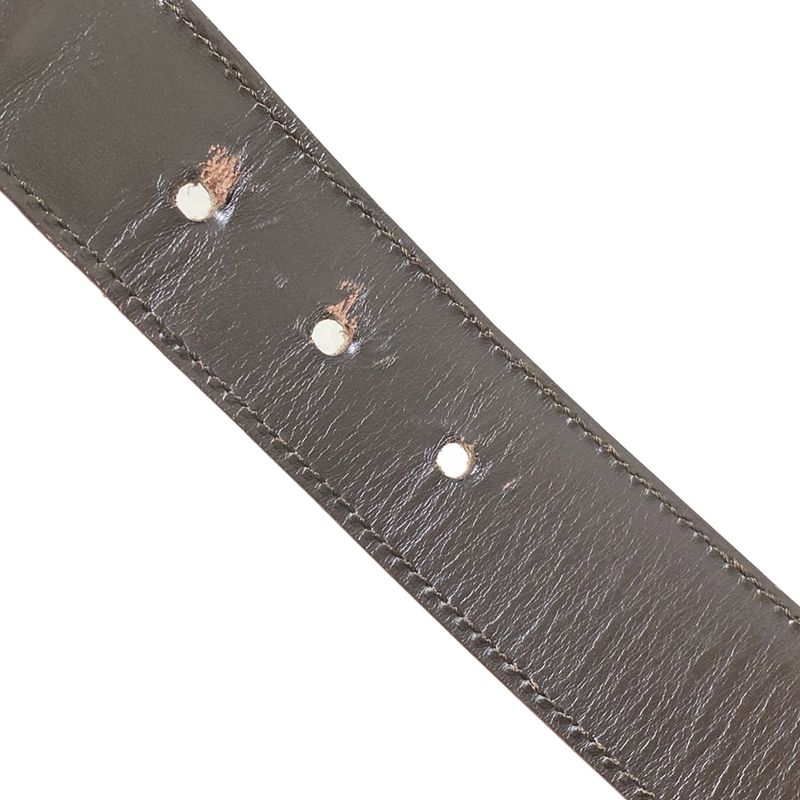 Gucci Belt 90・36 - 156934 Dark Brown X Dark Green X Multi Sherry (Web) Cotton