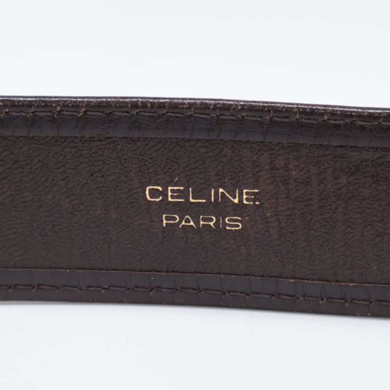 Celine Carriage Gold Buckle Leather 90 36