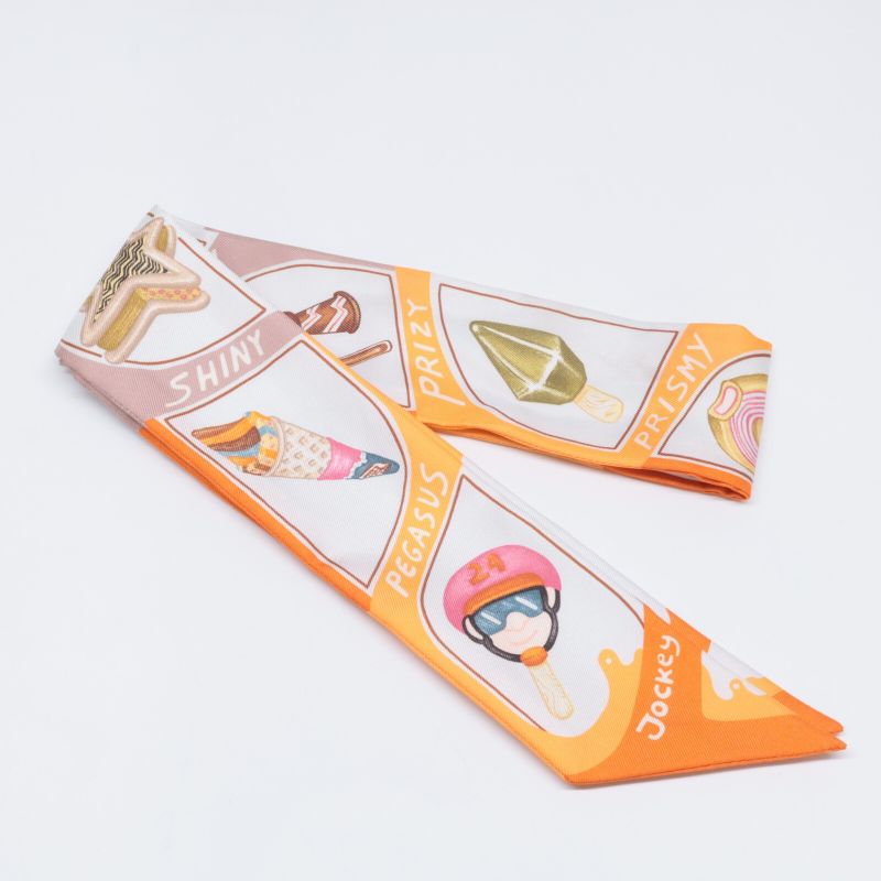 Hermes Funny Ice Cream Funny Ice Cream Silk Twilly