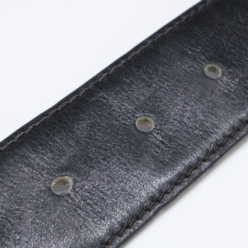 Celine 11598 Carriage Buckle Reversible Leather