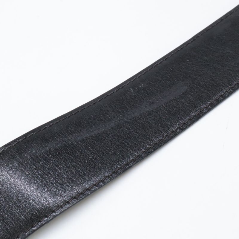 Celine 11598 Carriage Buckle Reversible Leather