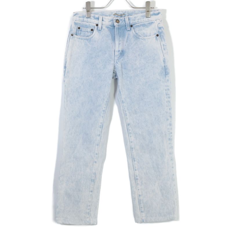 Saint Laurent Paris 669234 21 Year Light Blue Button Fly Denim Pants 26