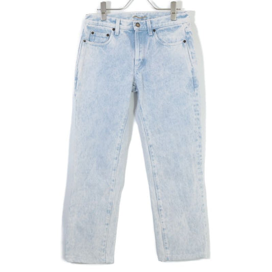 Saint Laurent Paris 669234 21 Year Light Blue Button Fly Denim Pants 26