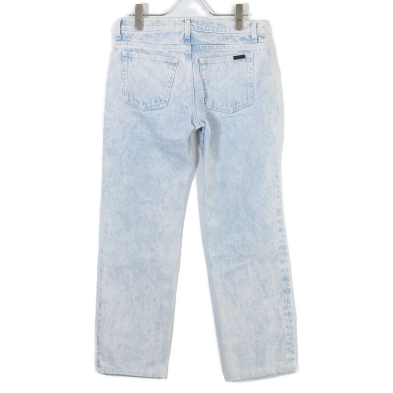 Saint Laurent Paris 669234 21 Year Light Blue Button Fly Denim Pants 26