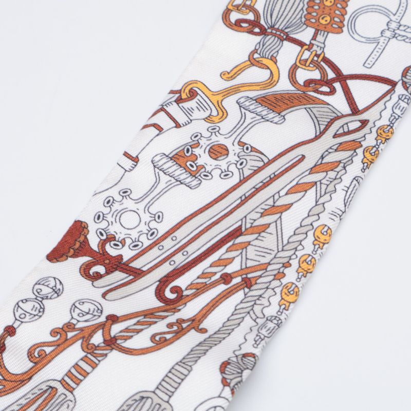 Hermes [similar] 25SS 062842s 07 Bouquets Sellier Saddlemaker's Bouquet Silk