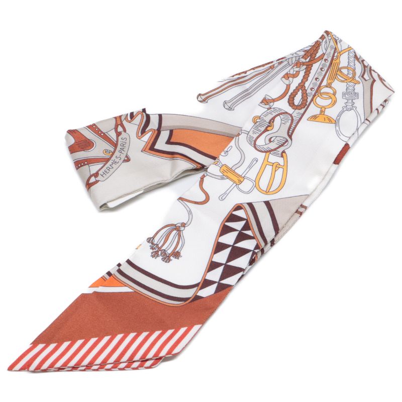 Hermes [similar] 25SS 062842s 07 Bouquets Sellier Saddlemaker's Bouquet Silk