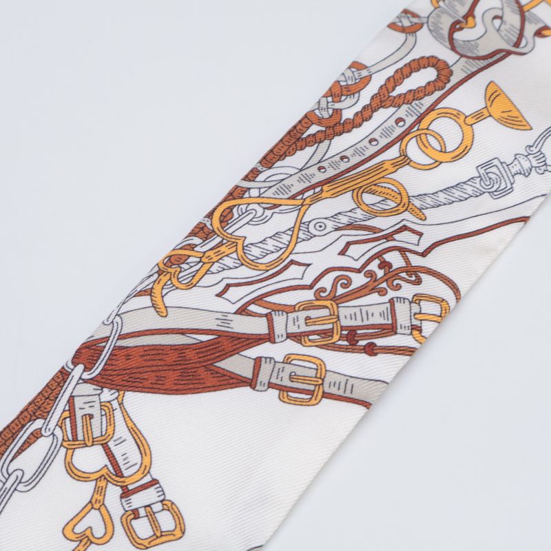 Hermes [similar] 25SS 062842s 07 Bouquets Sellier Saddlemaker's Bouquet Silk