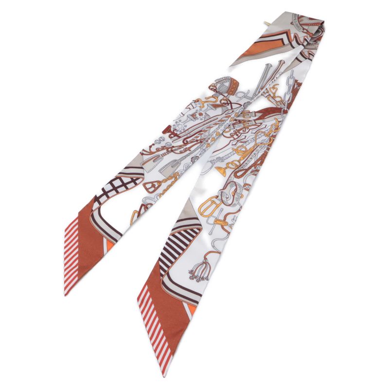 Hermes [similar] 25SS 062842s 07 Bouquets Sellier Saddlemaker's Bouquet Silk