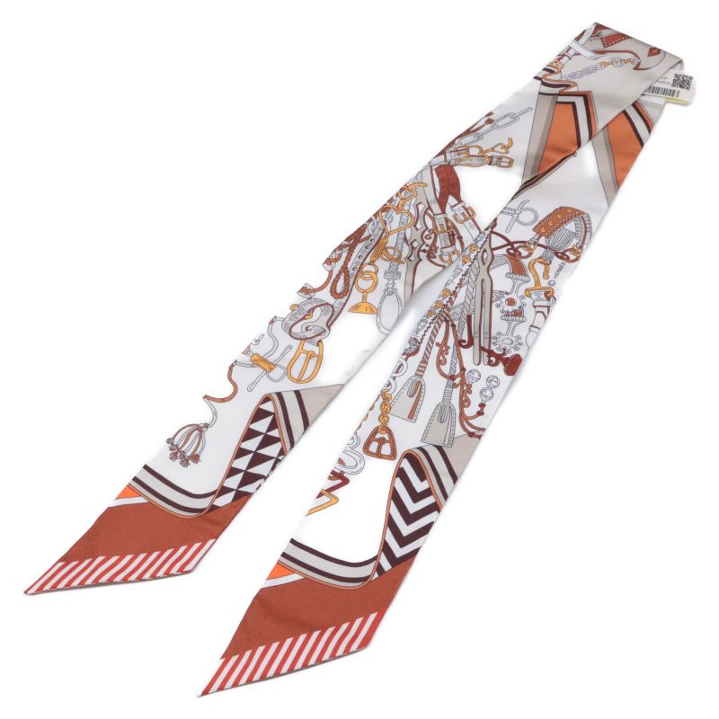 Hermes [similar] 25SS 062842s 07 Bouquets Sellier Saddlemaker's Bouquet Silk