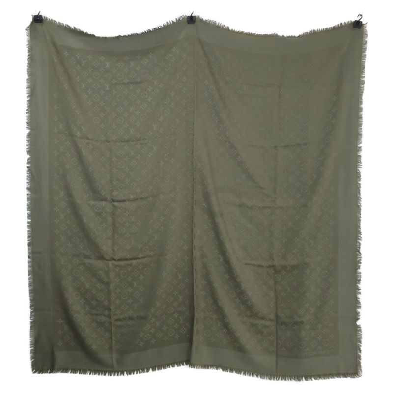 Louis Vuitton M75698 Shawl/monogram Silk Wool Fringe