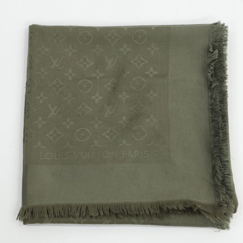Louis Vuitton M75698 Shawl/monogram Silk Wool Fringe