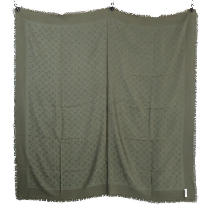 Louis Vuitton M75698 Shawl/monogram Silk Wool Fringe