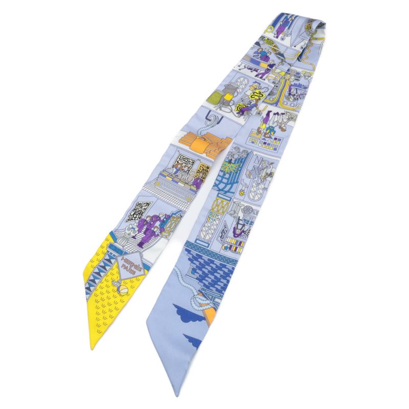 Hermes []la Maison Des Carres Silk Twilly