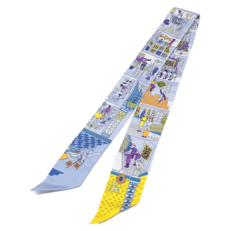 Hermes []la Maison Des Carres Silk Twilly