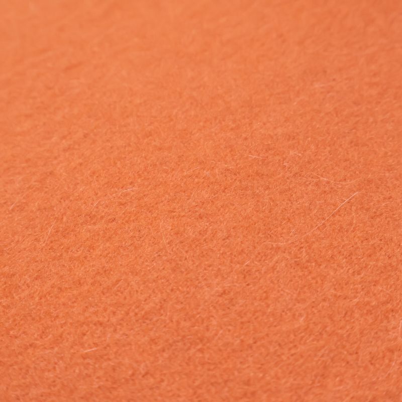 Hermes Logo Embroidery Cashmere Fringe